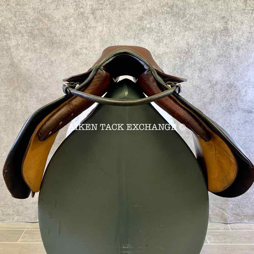 Borelli by Collegiate Close Contact Saddle, 17" Seat, Medium Tree, Foam Panels