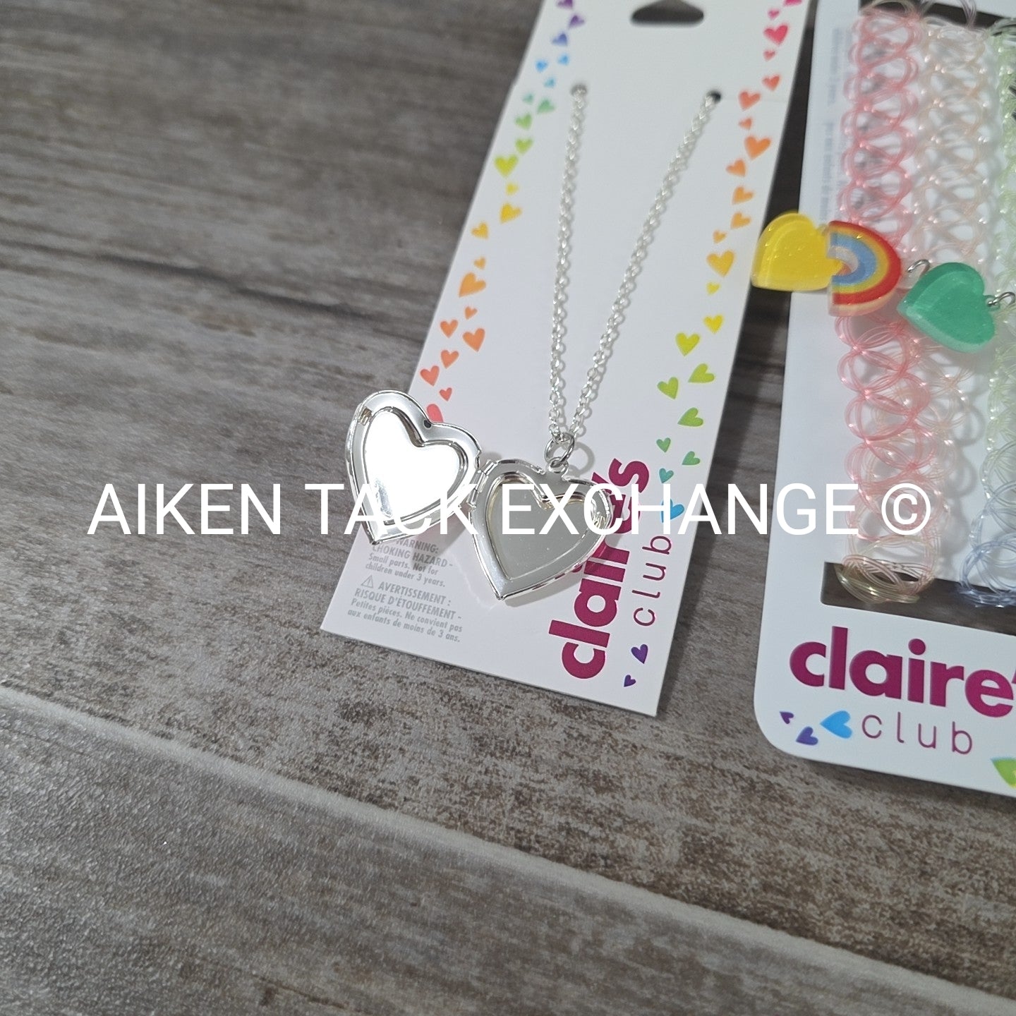 Claire's Necklace Bundle - 1 Locket, 3 Chokers