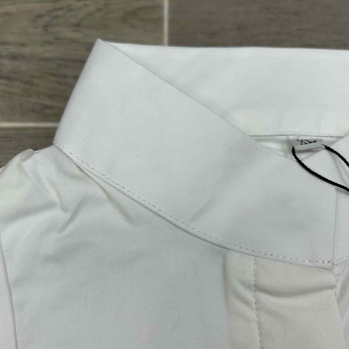 Ovation Elegance Long Sleeve Show Shirt, White, Size X-Large