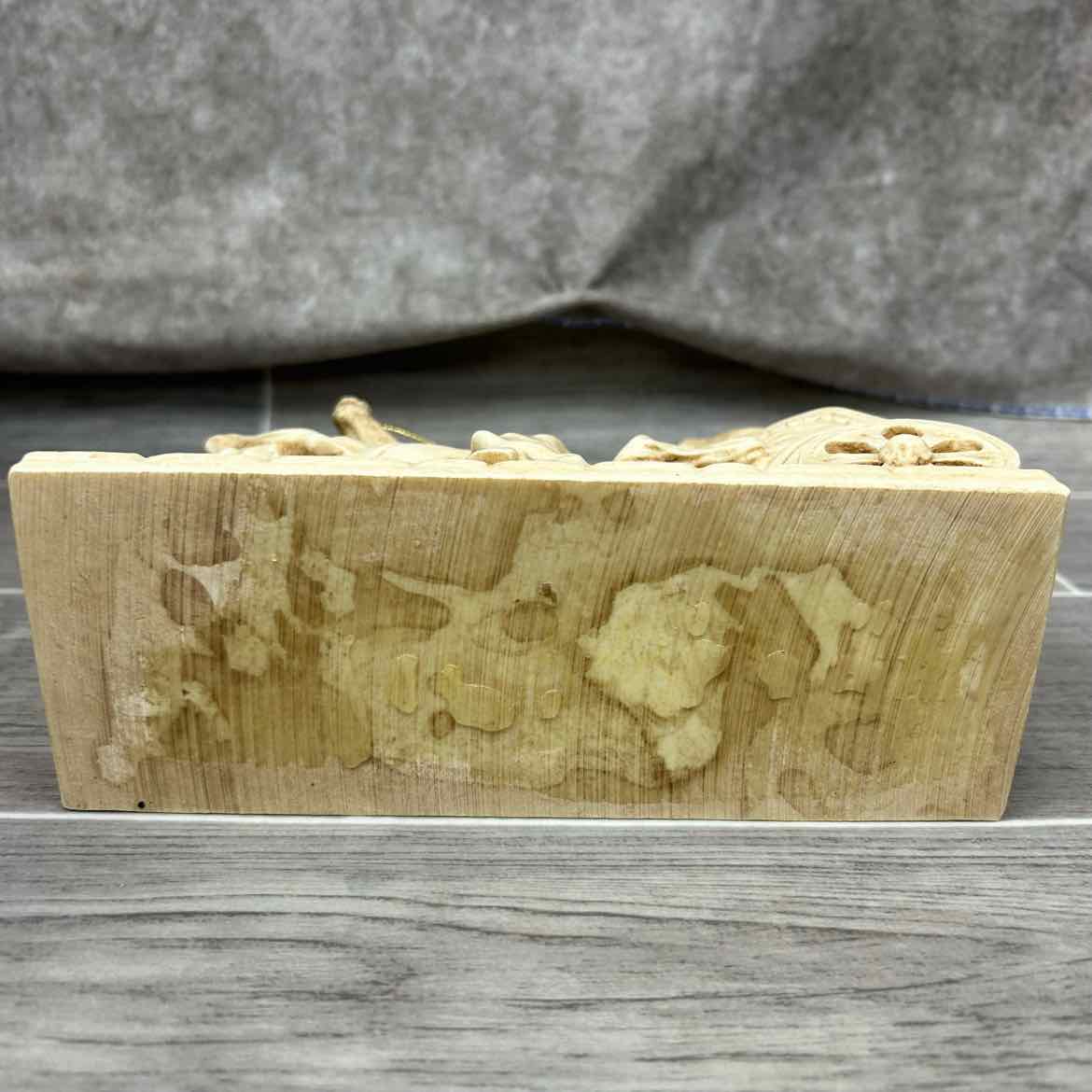 Roman Carriage Faux Marble Figurine