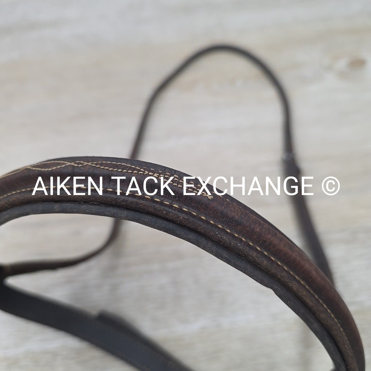 BARGAIN BUNDLE: 2 Edgewood Fancy Stitched Nosebands, Brown, Size Full