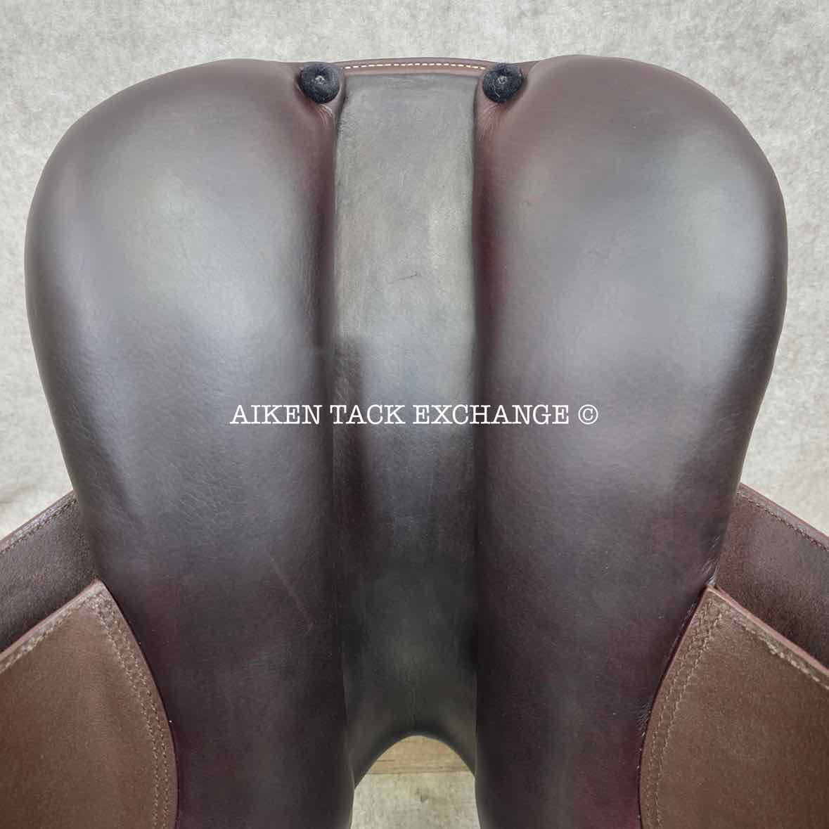 2021 Prestige X-Perience Close Contact Jump Saddle, 17" Seat, 34 Tree - Medium, Wool Flocked Panels