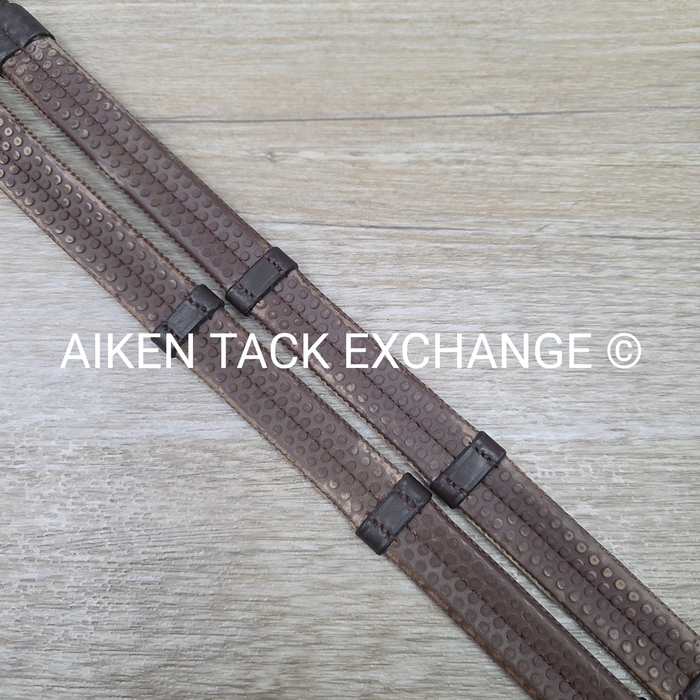 FR Vincitore Equestrian Libre Reins, 50-80 kg Connector Weight, Brown, 53"
