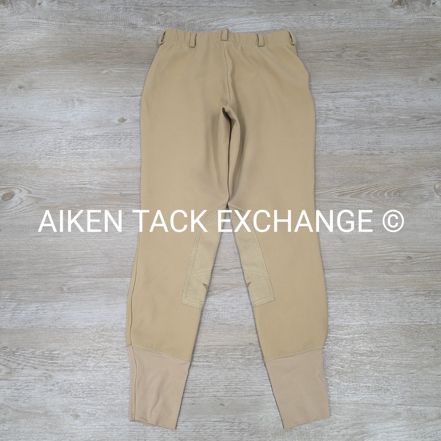 TuffRider Ribbed Knee Patch Breeches, Size 28