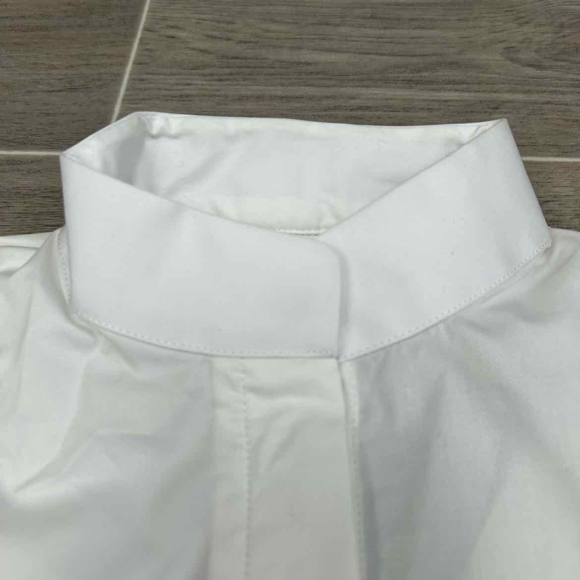 Ovation Elegance Long Sleeve Show Shirt, White, Size Medium