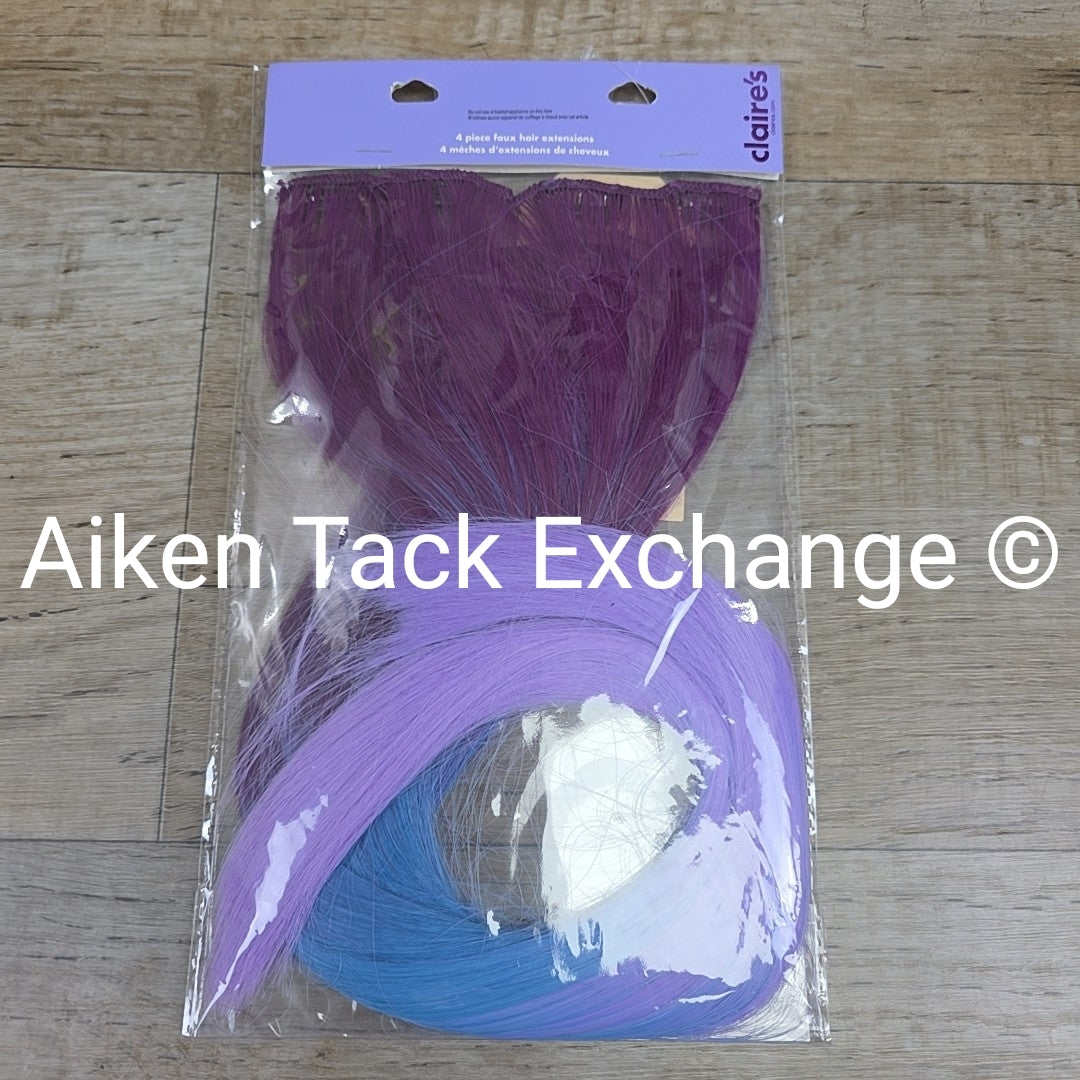 Claire's Faux Hair Extensions, 4 Pieces