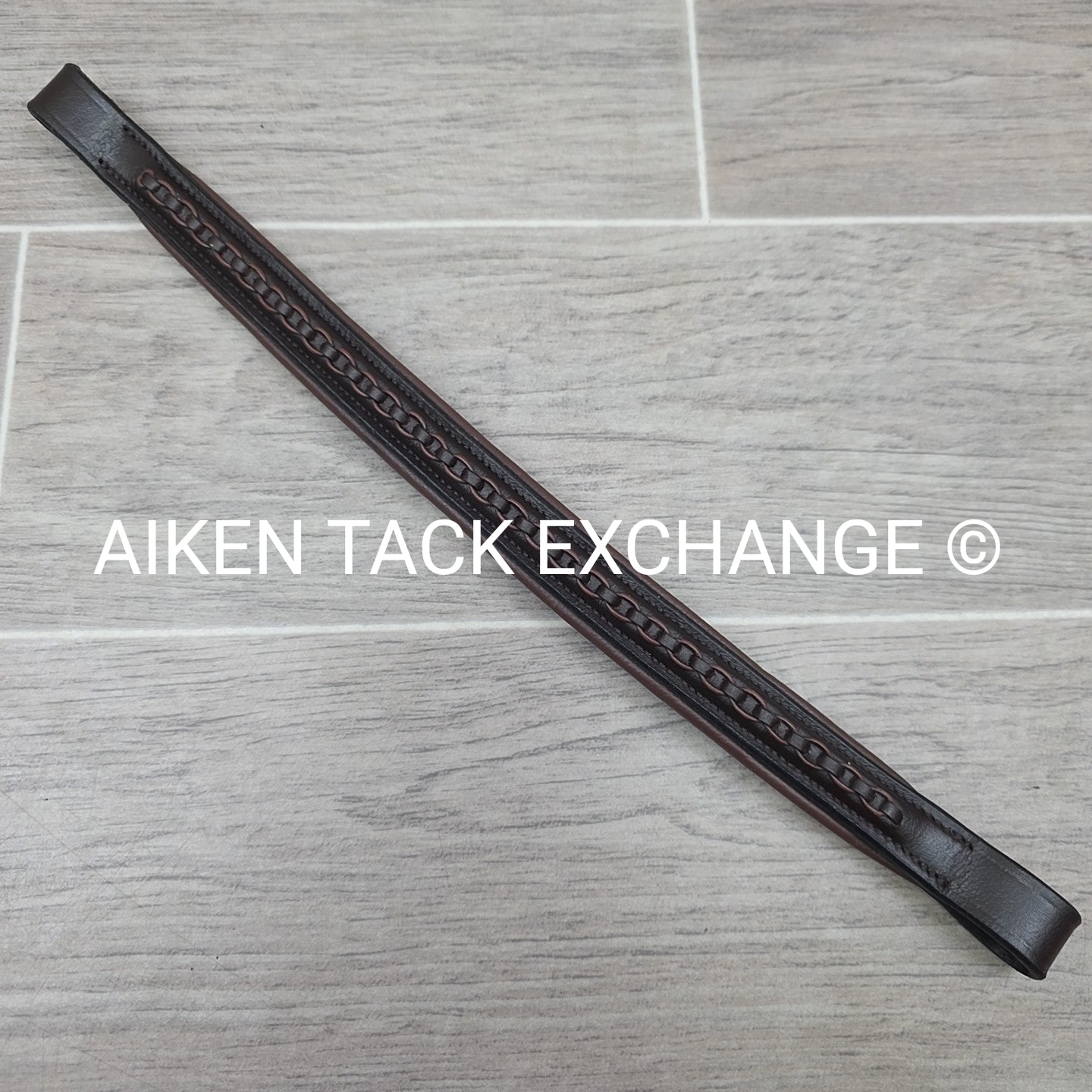 Padded Browband, Brown, 14.5"