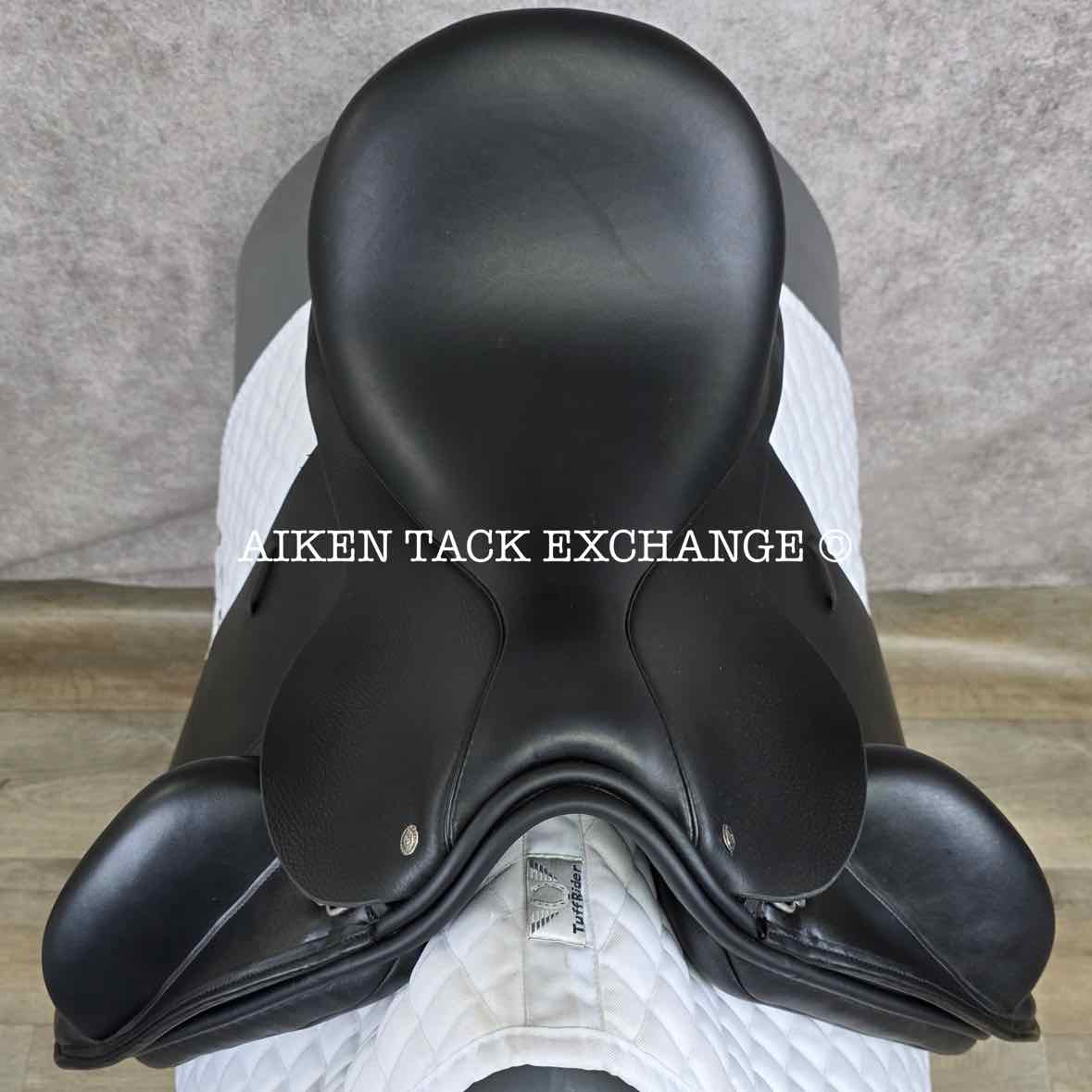 2021 Custom Saddlery Signature Wolfgang Solo Dressage Saddle, 17" Seat, Adjustable Tree, Wool Flocked Panels