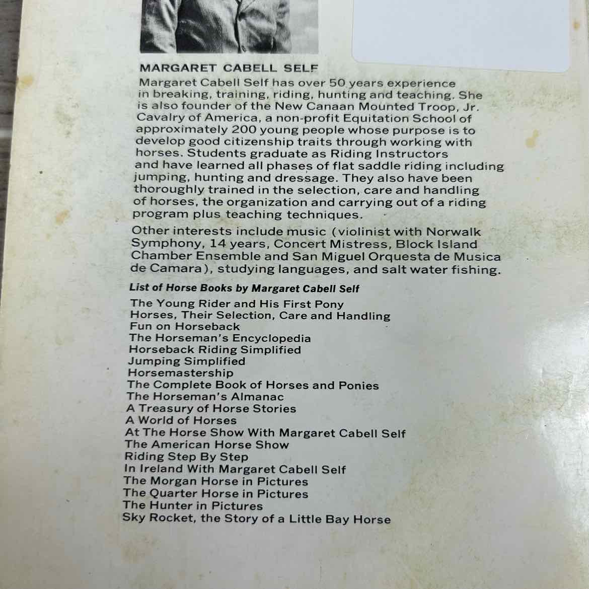 How to Buy the Right Horse by Margaret Cabell Self