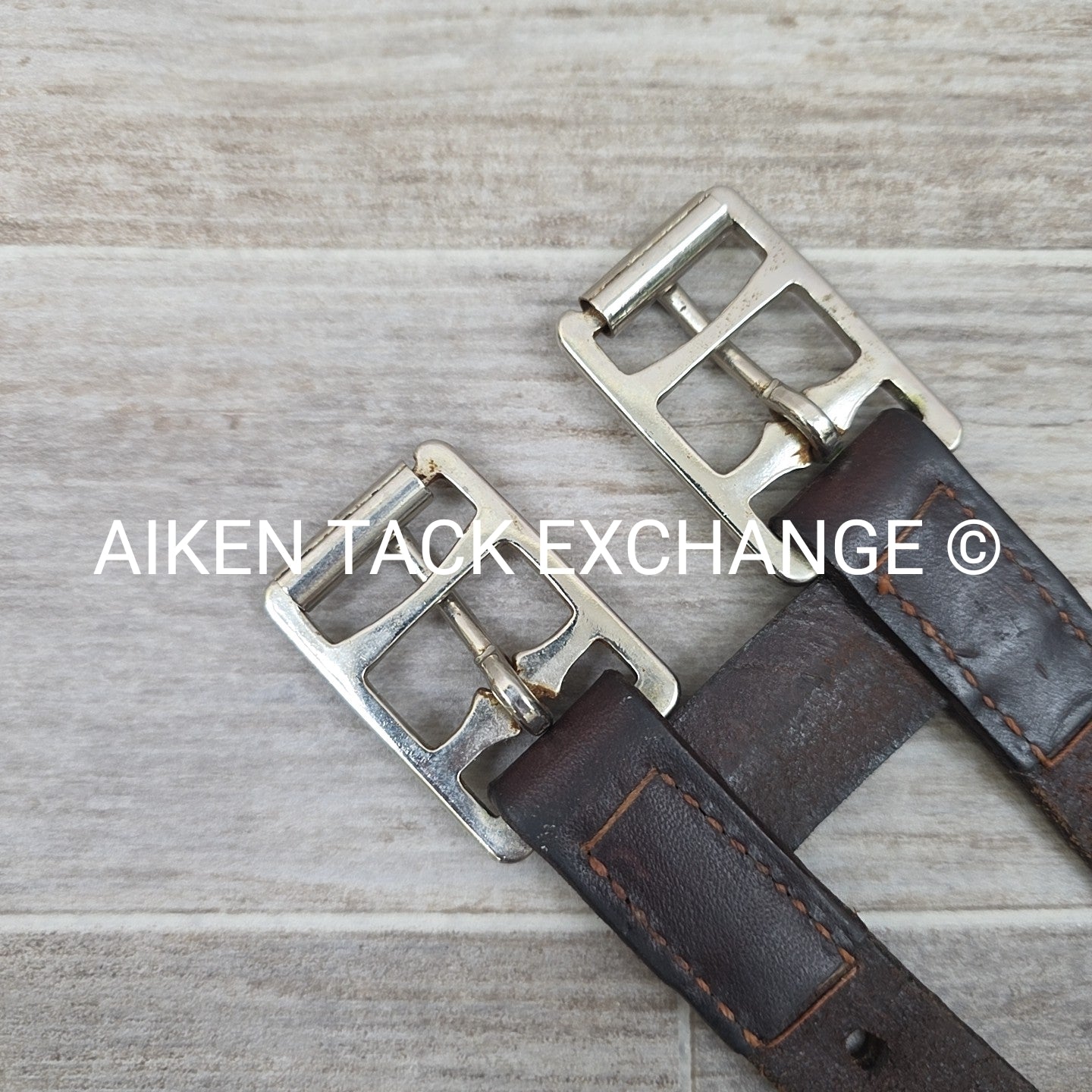 English Leather Girth Extender with Roller Buckles