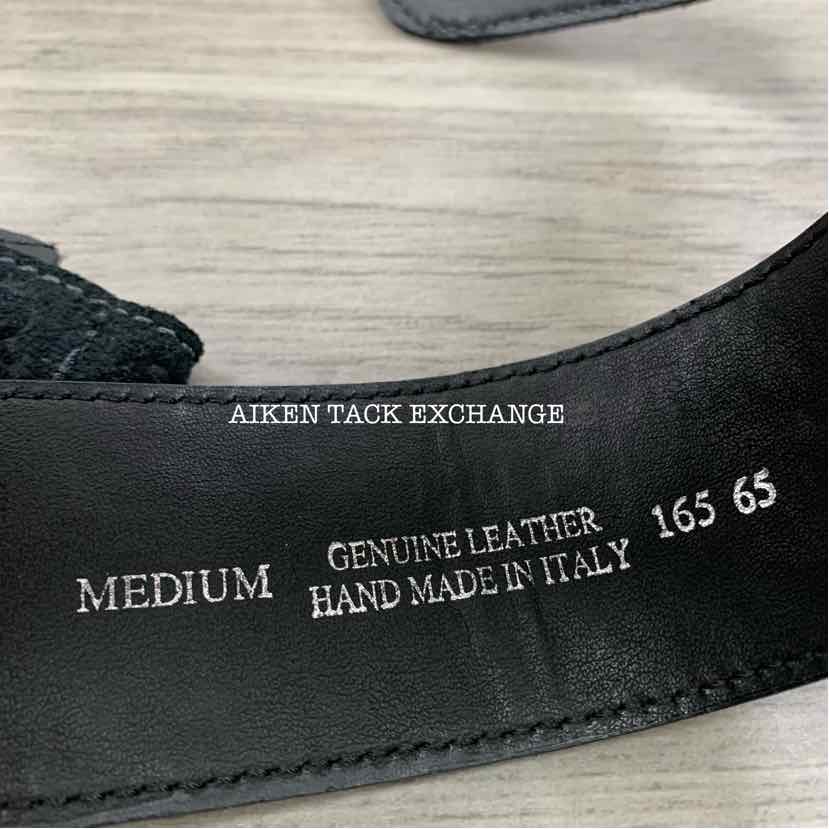 Tailored Sportsman Wide Leather Belt, No Buckle, Medium