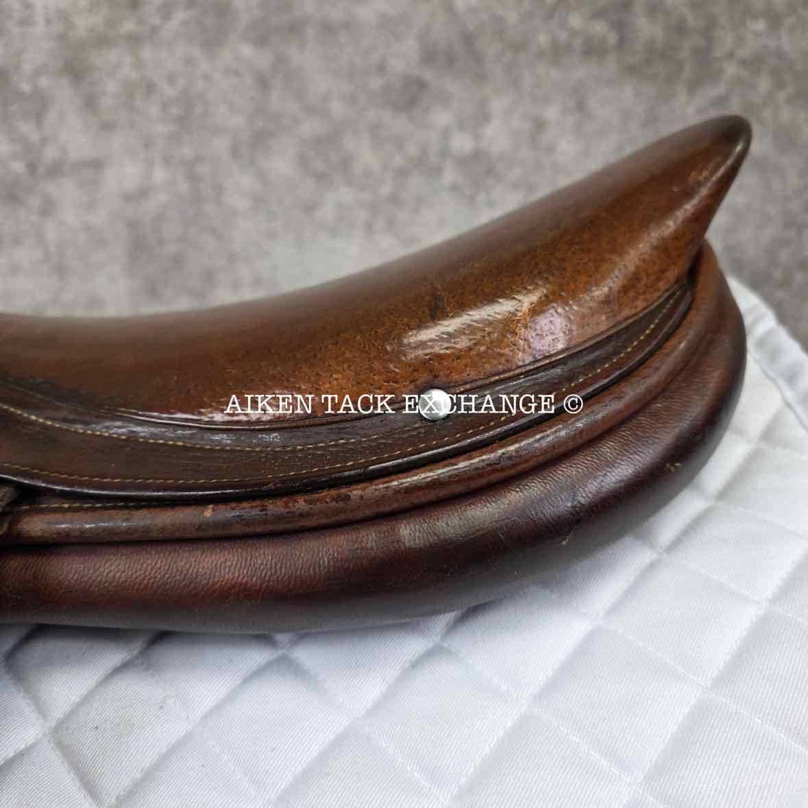 Hermes Steinkraus Close Contact Jump Saddle, 18" Seat, Medium Tree, Foam Panels