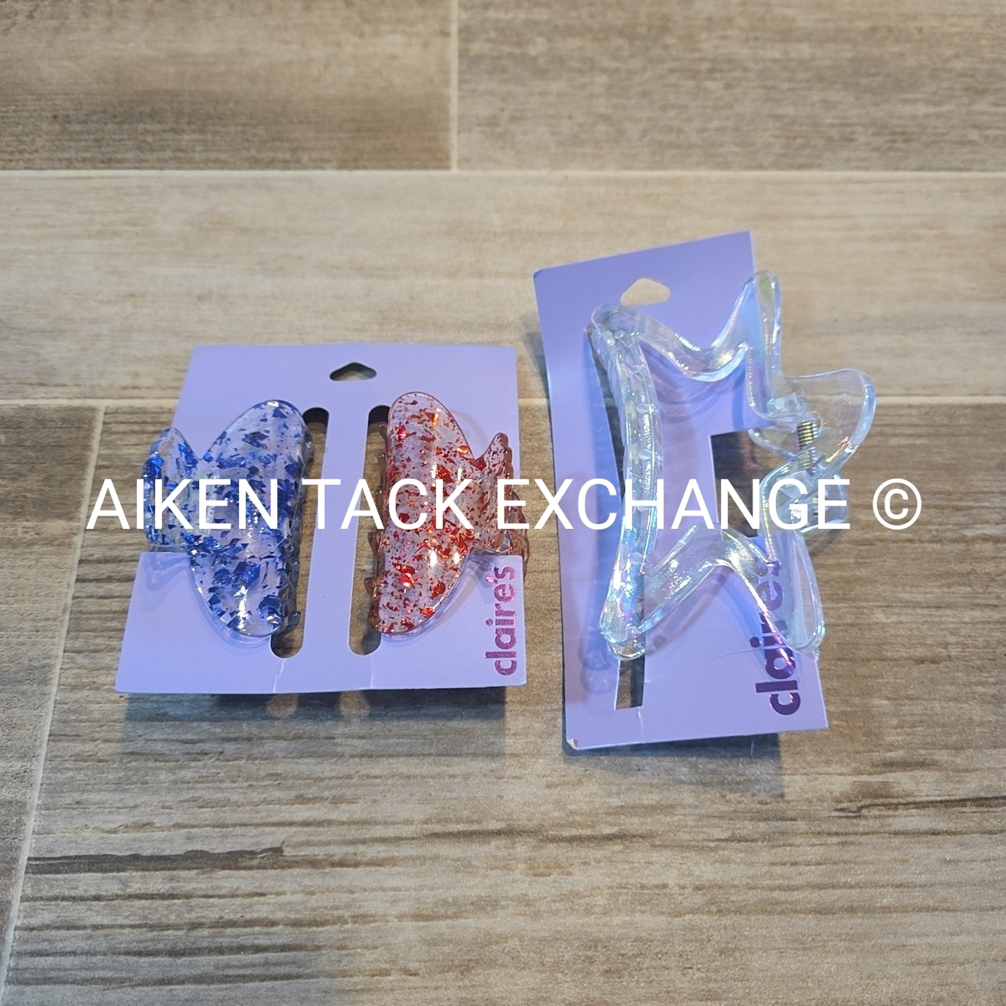 Claire's Claw Clip Bundle - 3 Total