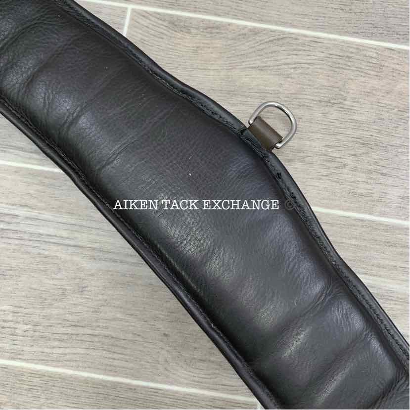 Albion Humane Padded Leather Dressage Girth, Brown, 26"