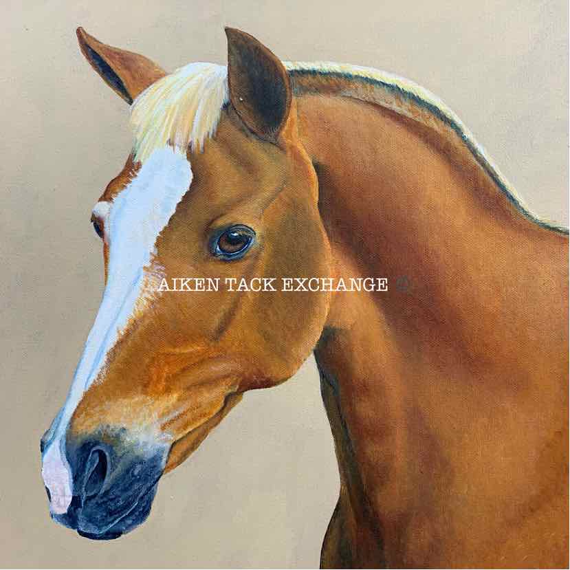 "Moe" Painting on Canvas, Framed 24" x 20"