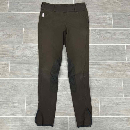 Tailored Sportsman Trophy Hunter Knee Patch Breeches, Size 24