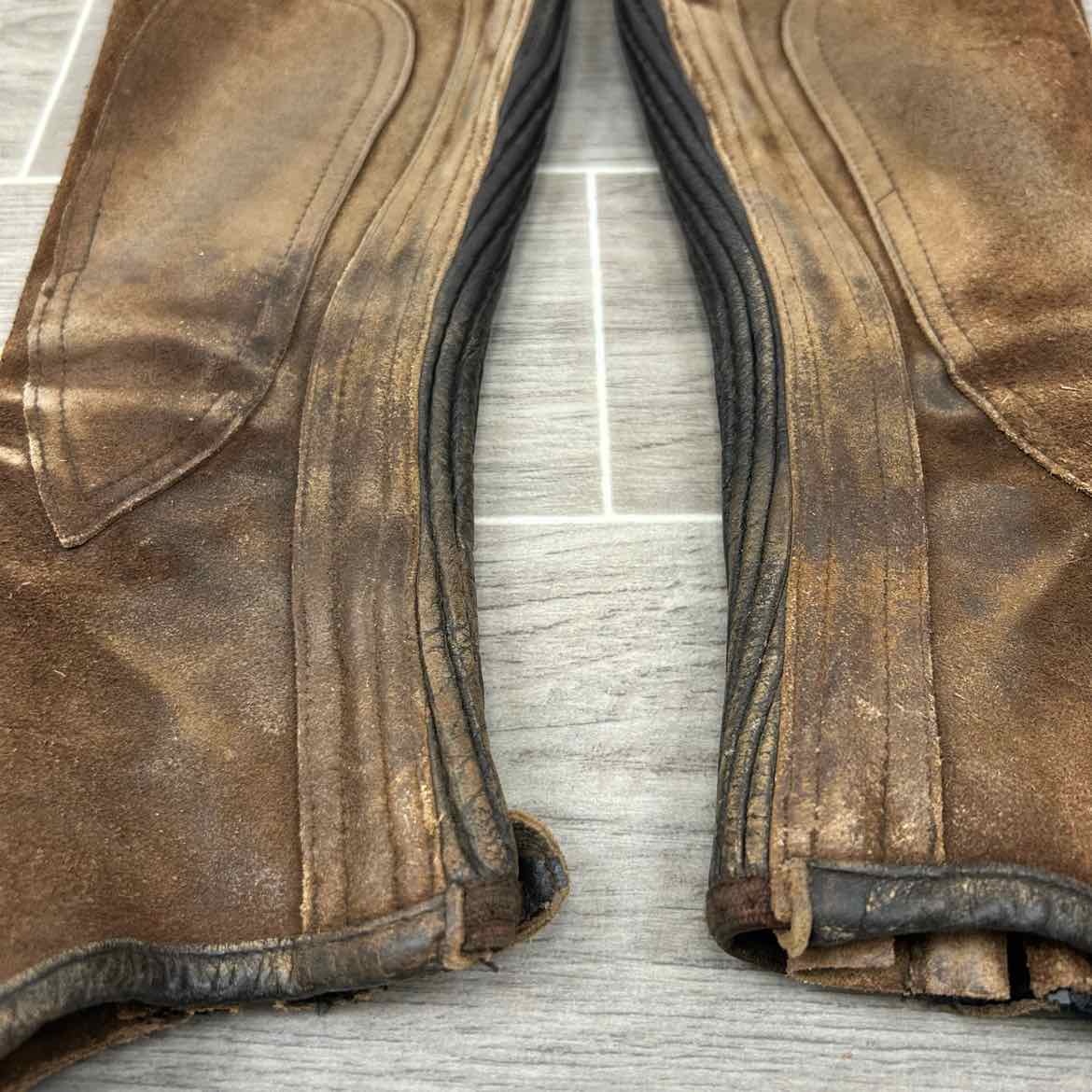 Ovation Suede Half Chaps, Size Child's Tall