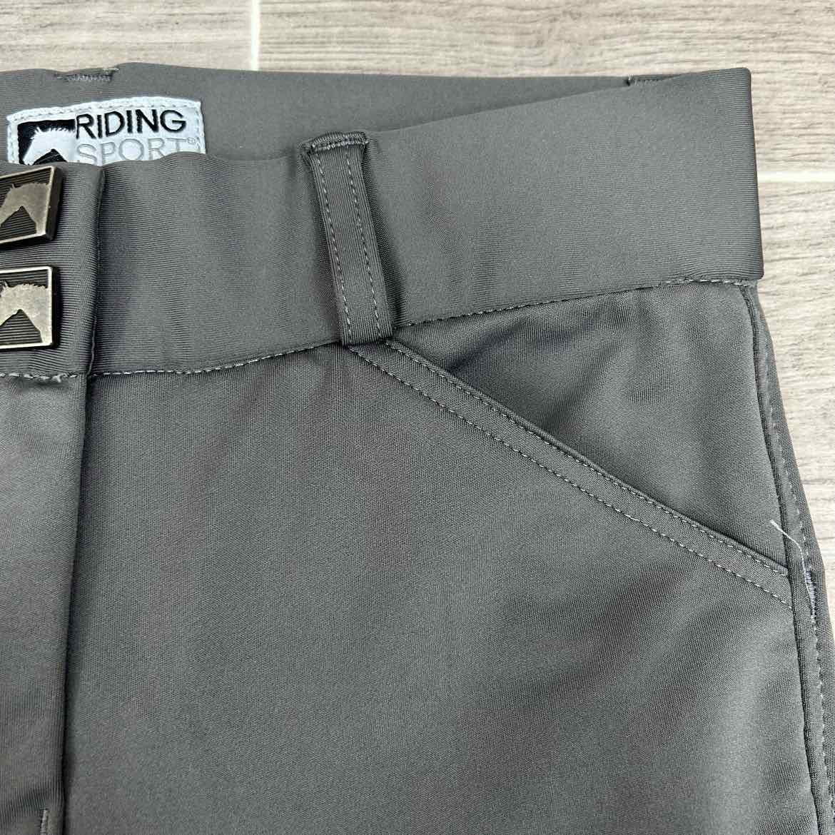 Dover Saddlery Riding Sport Silicone Grip Knee Patch Breeches, Size 10