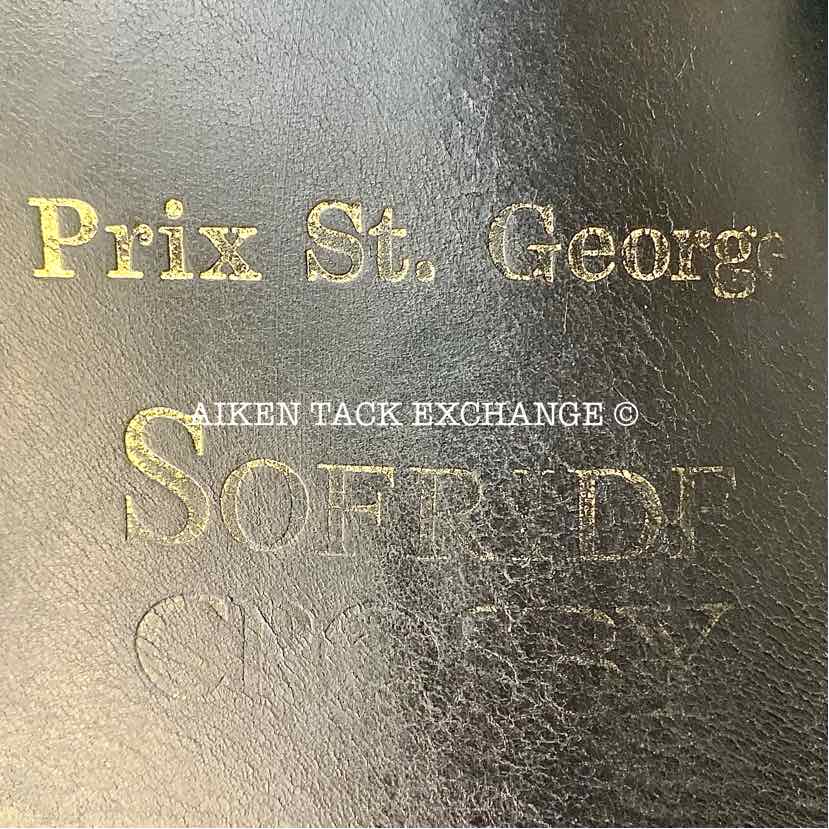 **SOLD** Crosby Sofride Prix St. George Dressage Saddle, 17.5" Seat, Medium Wide Tree, Foam Panels