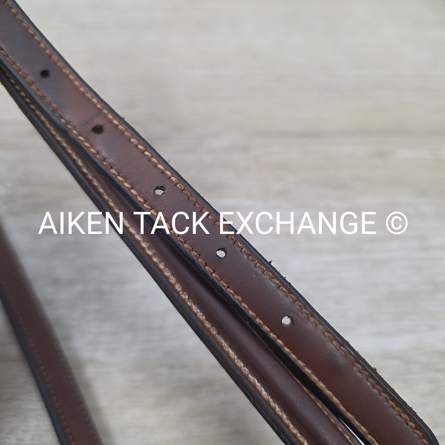 Crosby Square Raised Standing Martingale, Brown, Size Full