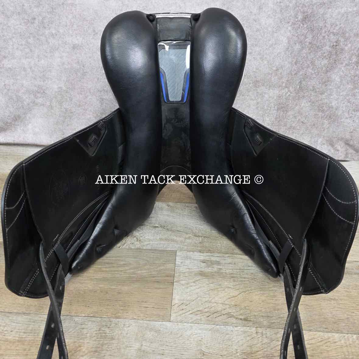 2021 Prestige Philosophy K CPS Monoflap Dressage Saddle, 18" Seat, 34 Tree - MW, Wool Flocked Panels