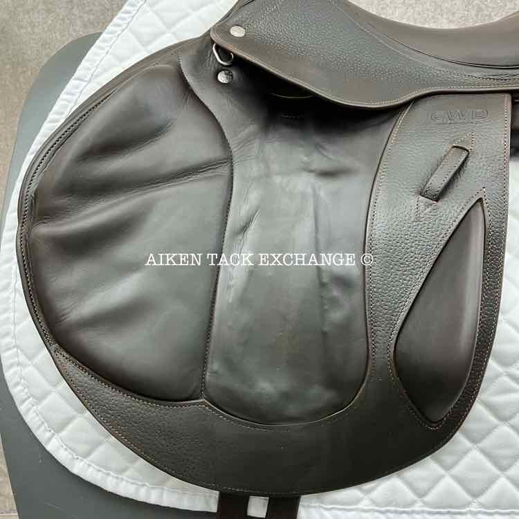 2014 CWD SE09 Monoflap Jump Saddle, 17.5" Seat, 2AA Flap, Medium Tree, Foam Panels