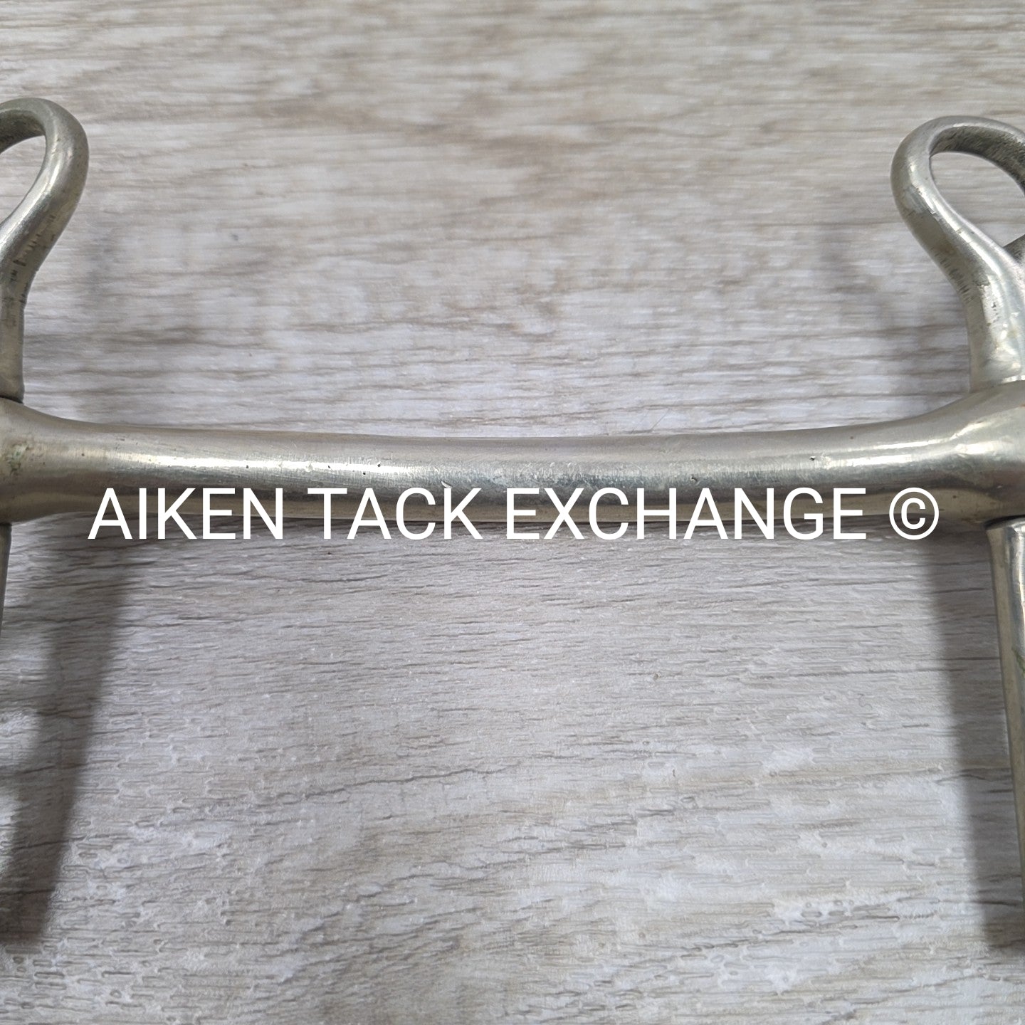 Never Rust Mullen Mouth Pelham Bit (No Hooks & Curb Chain) 4.75"
