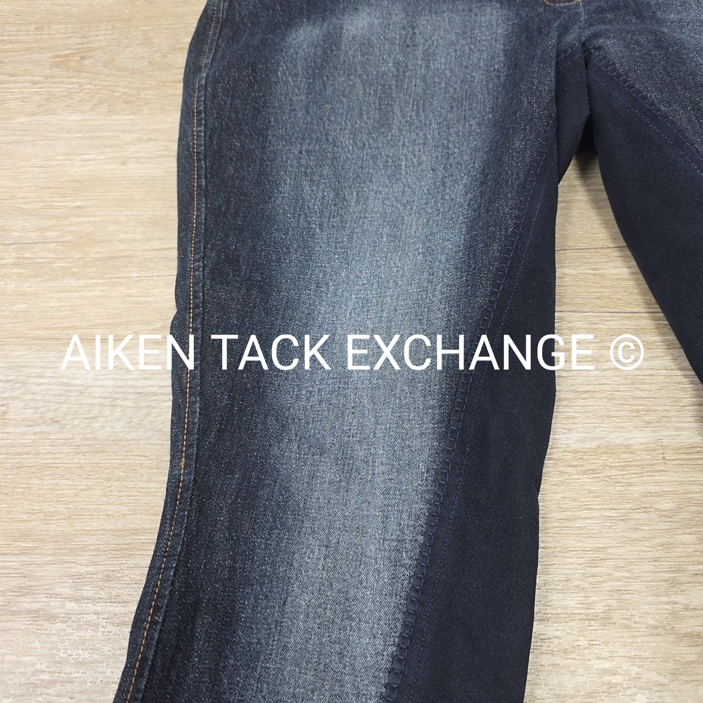 Ovation Denim Full Seat Breeches, Size 34