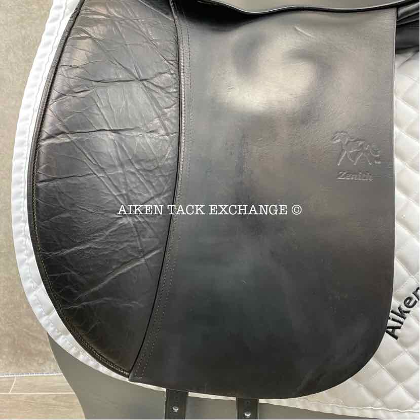 2011 Frank Baines Balance Zenith Dressage Saddle, 18" Seat, XX-Wide Hoop Tree, Wool Flocked Panels