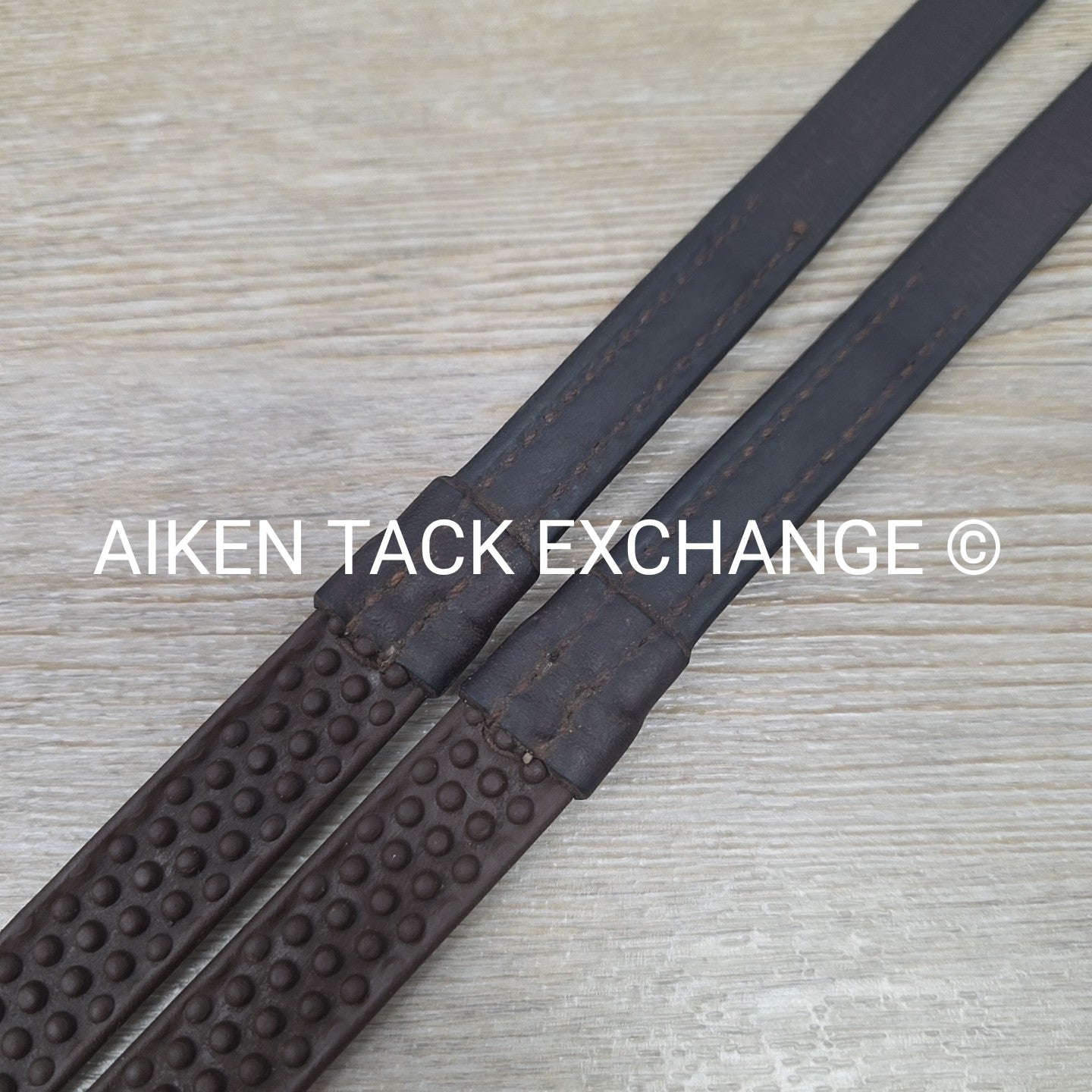Nunn Finer Super Soft Grip Rubber Reins, Brown, 60"