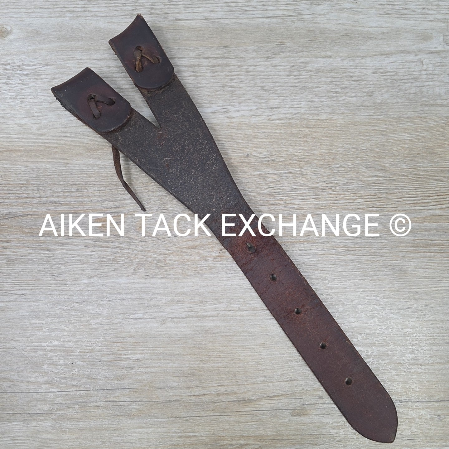 Y-Shaped Leather Off Billet, Brown