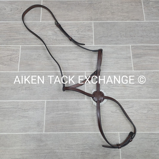 KL Select Red Barn Plain Figure 8 Noseband, Brown, Size Full