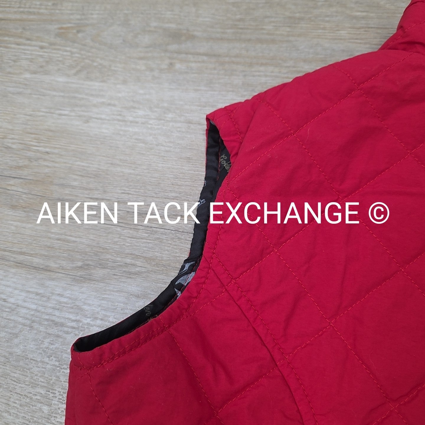 Golden Dress Quilted Vest, Size Small