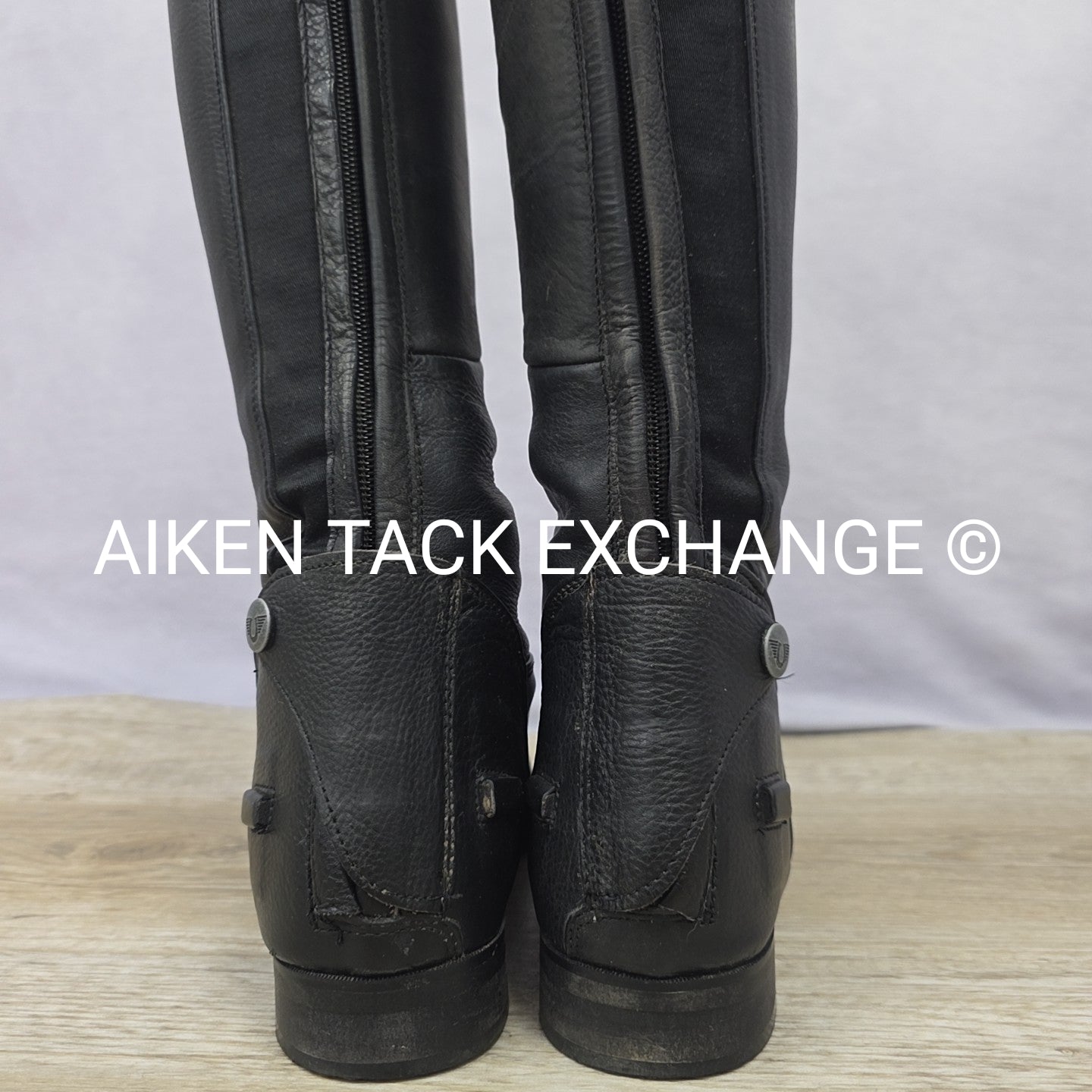 TuffRider Women's Regal Dress Tall Boots, Black, Size 8.5 XS