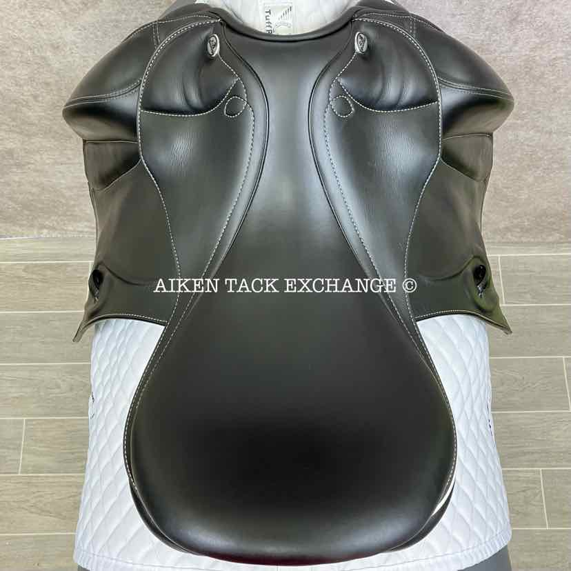 2018 Prestige Venus K Monoflap Dressage Saddle, 18" Seat, 32 Tree - Medium, Wool Flocked Panels