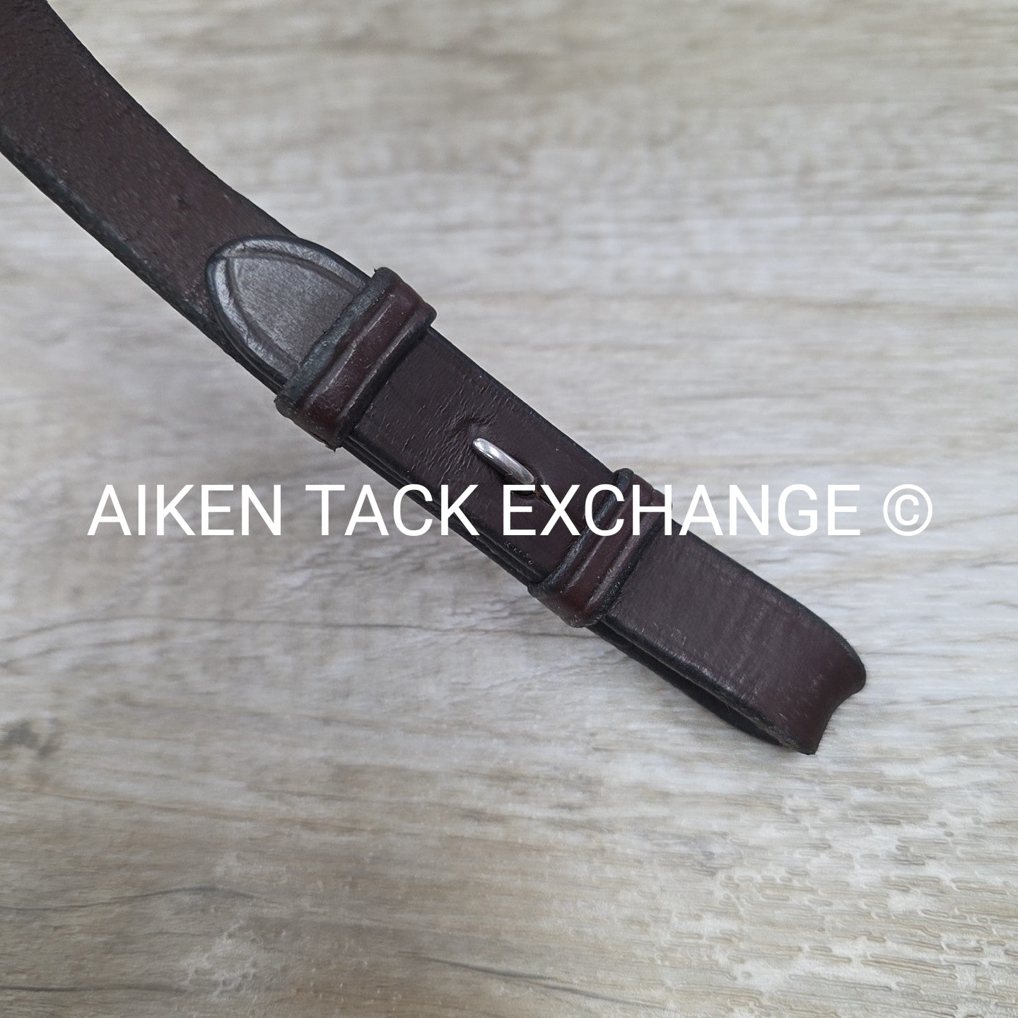 KL Select Flat Laced Reins, Brown, 58"