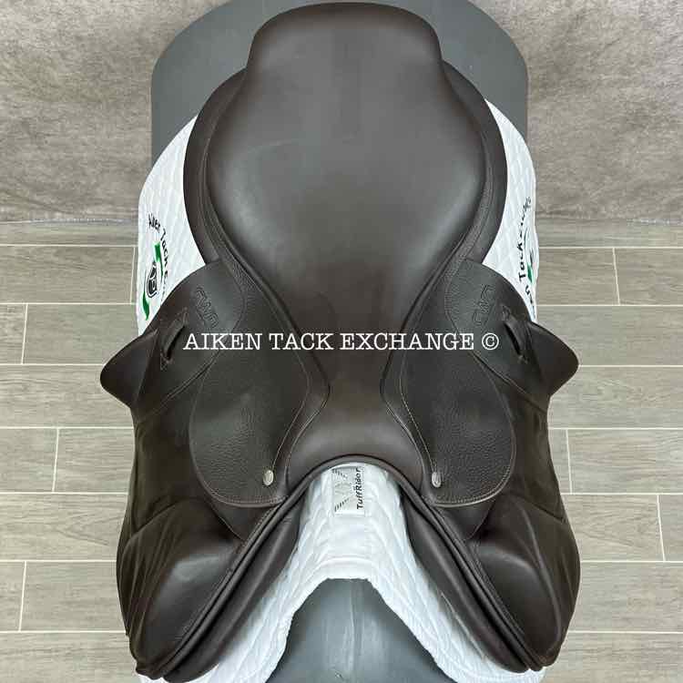 2014 CWD SE09 Monoflap Jump Saddle, 17.5" Seat, 2AA Flap, Medium Tree, Foam Panels