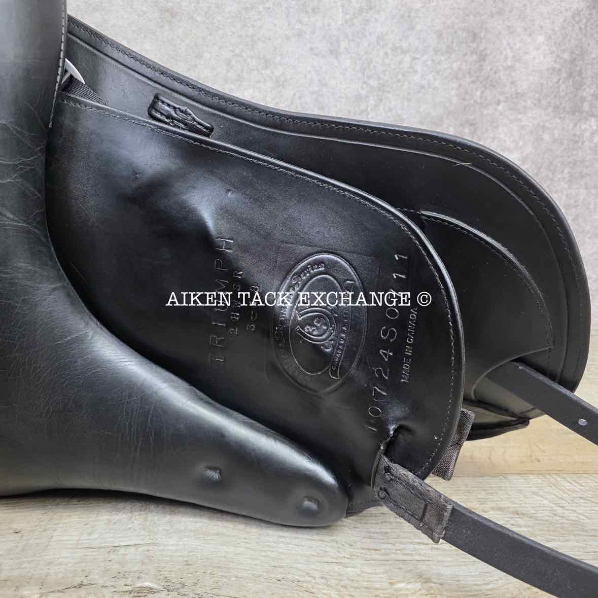 **SOLD** 2011 Schleese Triumph Dressage Saddle, 18" Seat, Adjustable AdapTree, Wool Flocked Panels