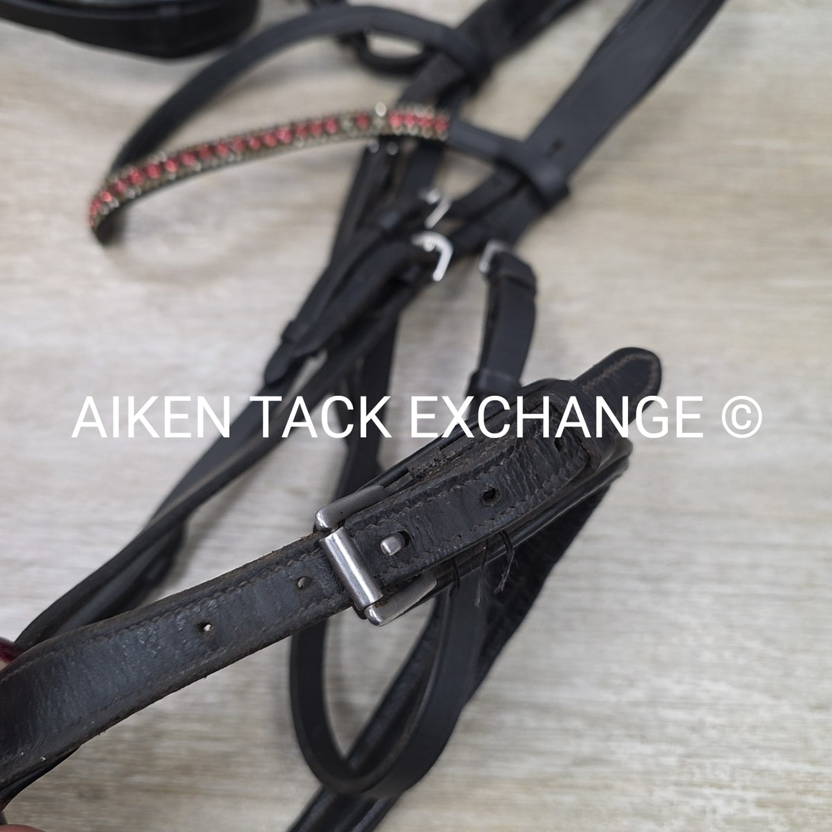 BARGAIN BUNDLE: 2 Dressage Bridles, No Reins, Black, Size Cob & Full