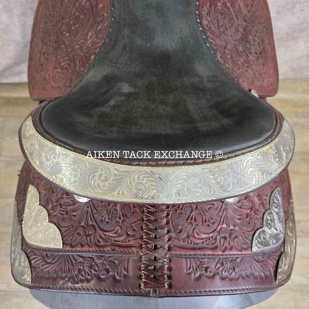 Billy Royal Western Saddle, 15.5" Seat, Regular Tree - Semi QH Bars