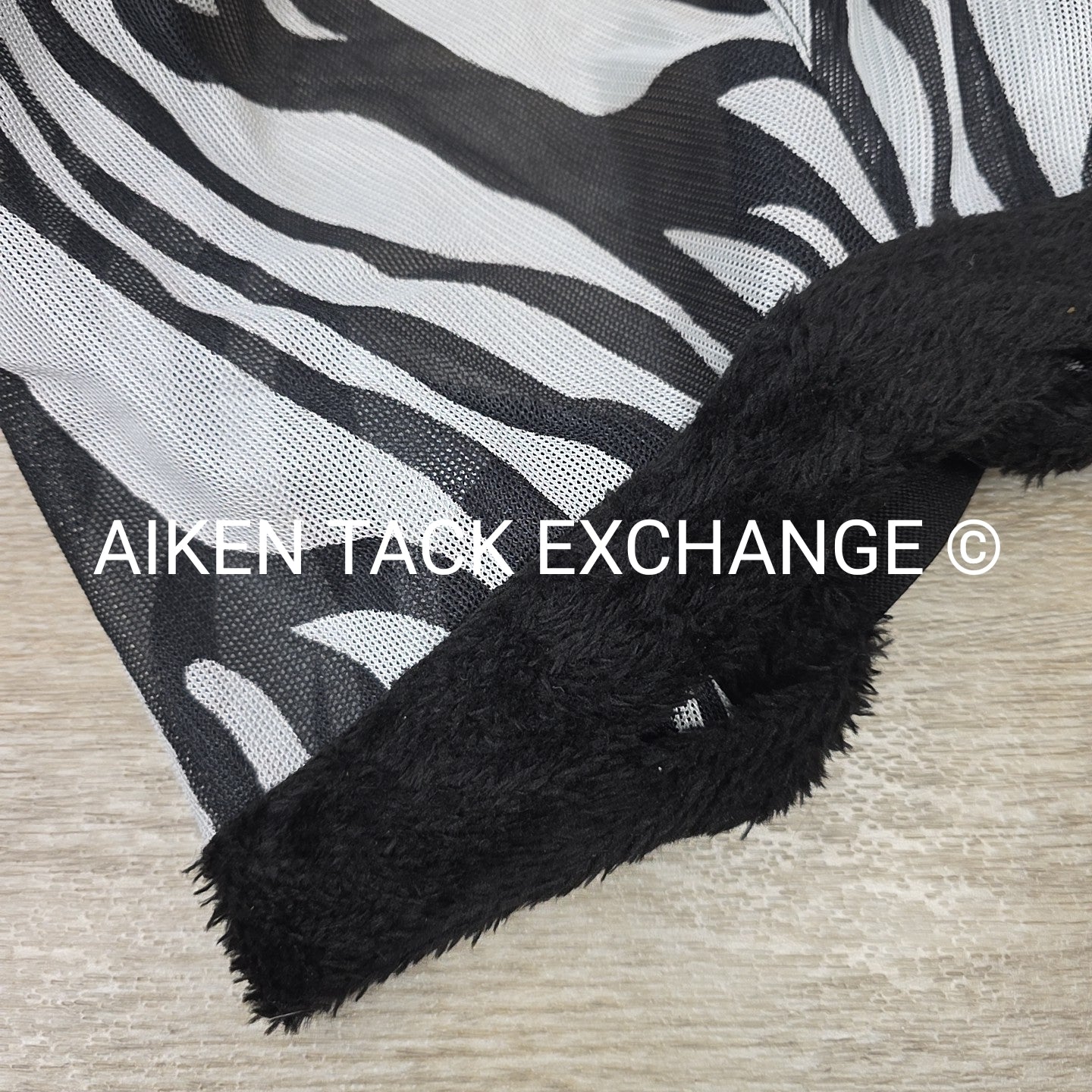 Tough 1 Zebra Mesh Fly Mask, Size Full