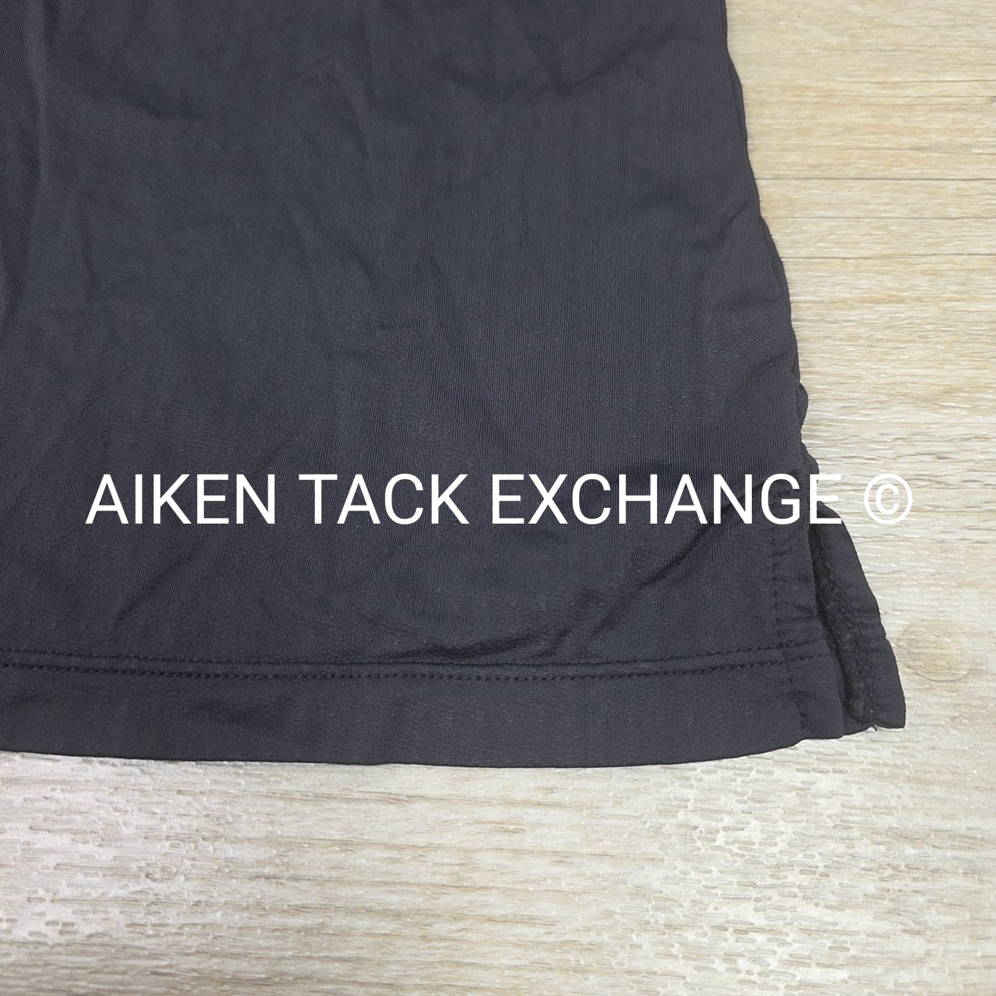 Kastel Denmark Black Galloon Lace Short Sleeve Sun Shirt, Size Small