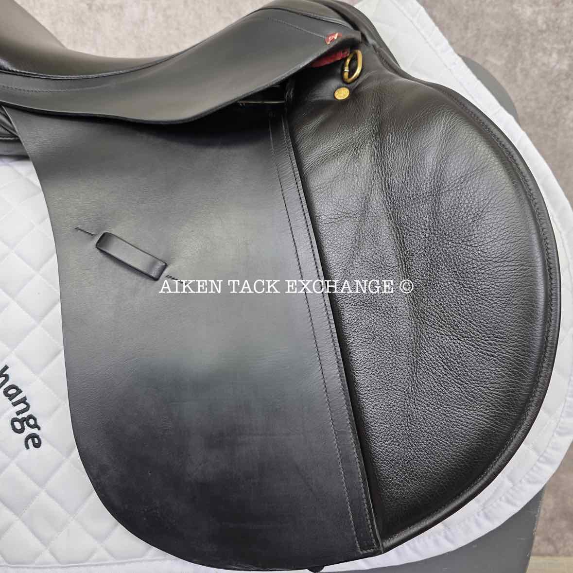 Albion Legend K2 All Purpose Saddle, 17.5" Seat, Adjusta-Tree: Set to Wide, Wool Flocked Panels
