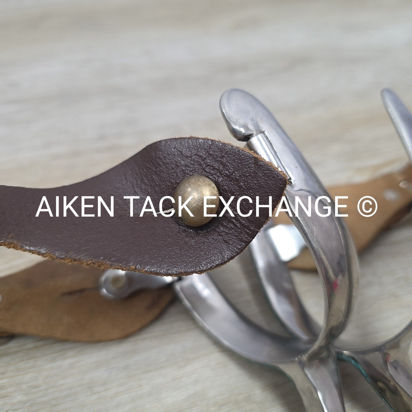 Engraved Western Spurs with Straps