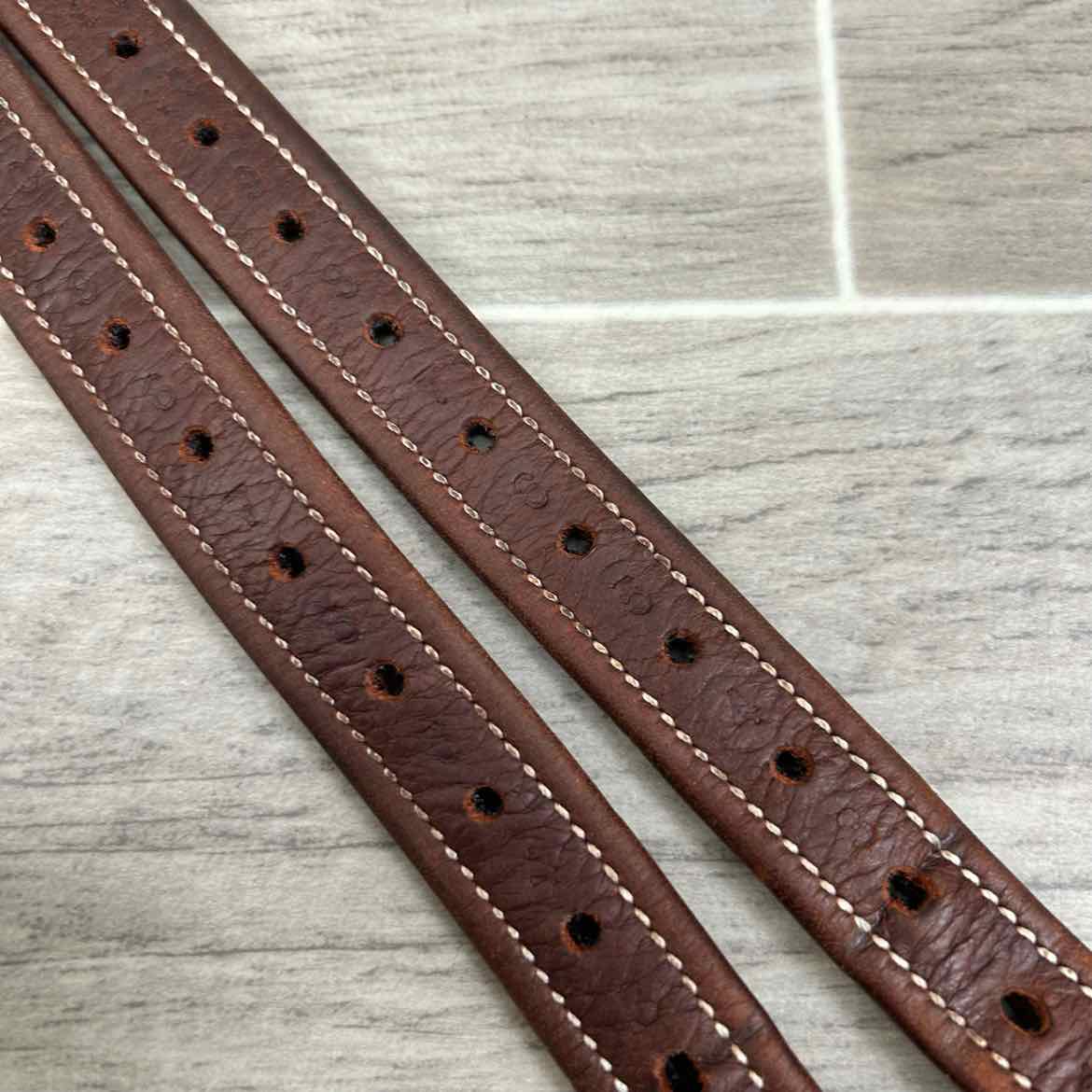Devoucoux Stirrup Leathers, Brown, 46"