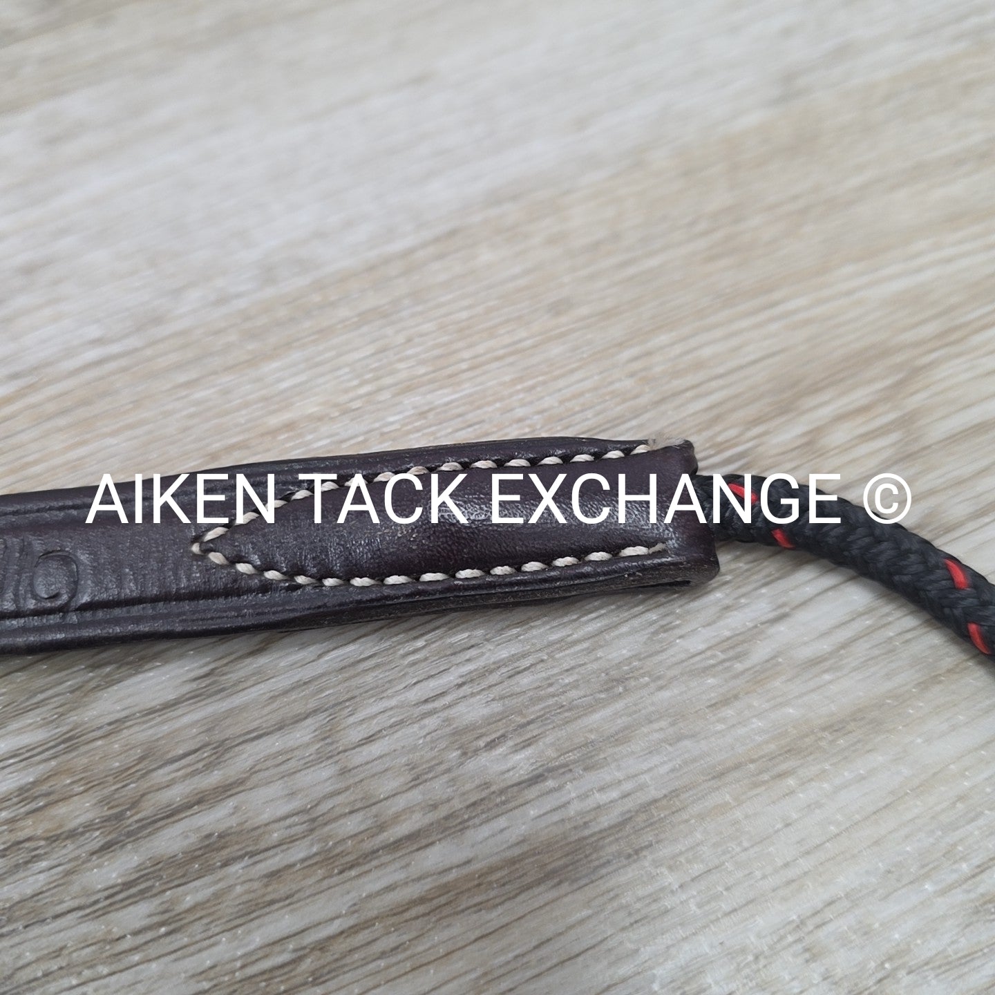 Walsh Leather Draw Reins with Rope, Size Full