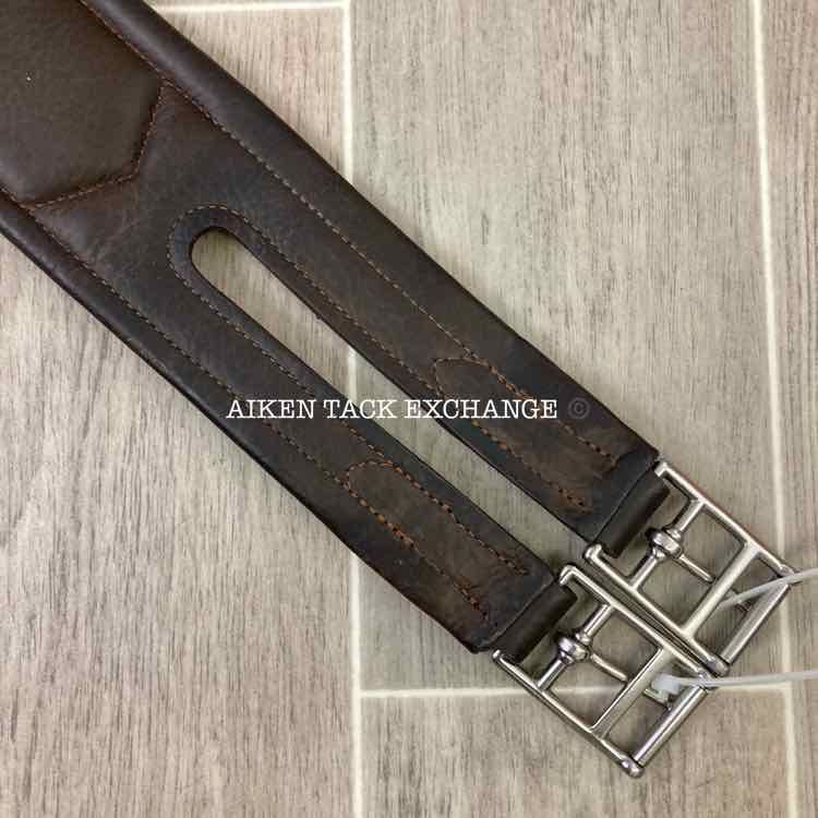 Dover Saddlery Leather Girth w/ Elastic on One End 56"