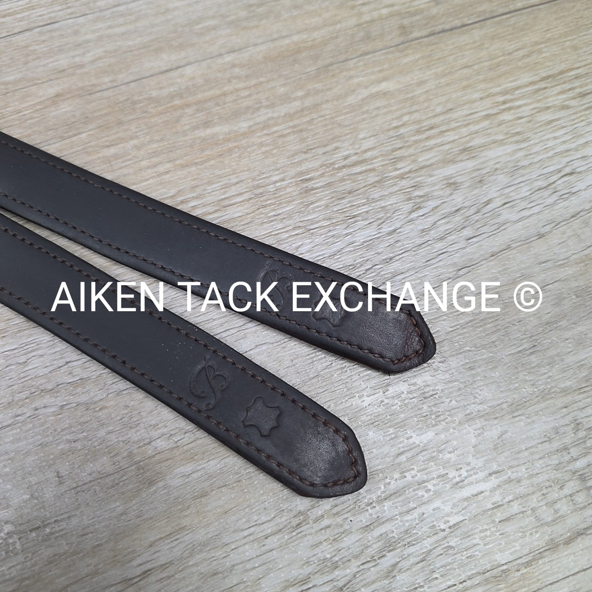 Bates Luxe Stirrup Leathers, Brown, 58"