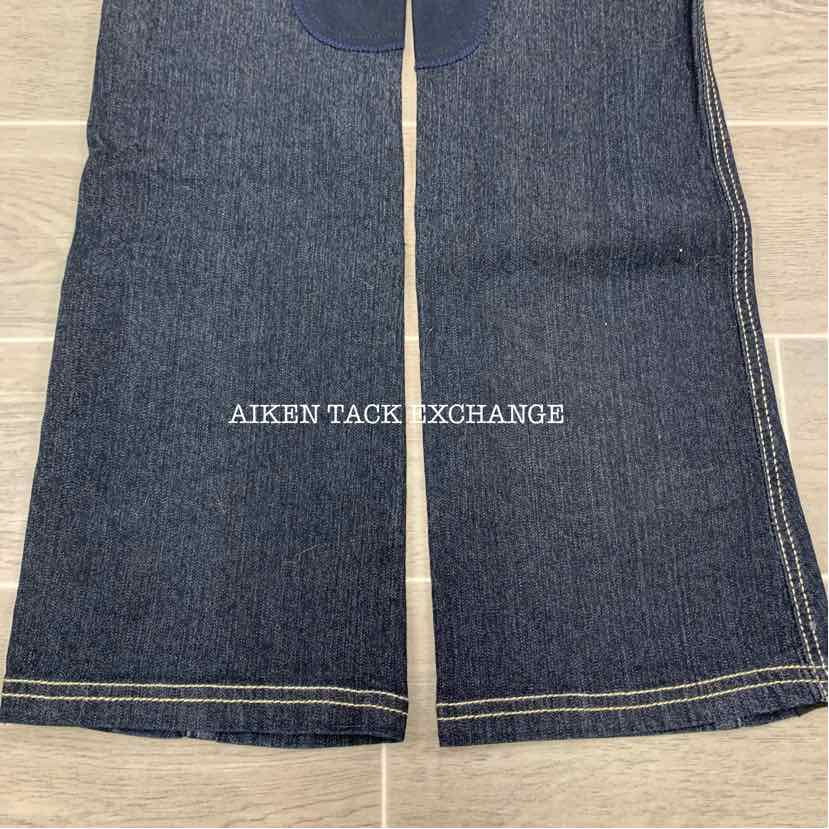 Irideon Boot Cut Denim Knee Patch Breeches, Size 26