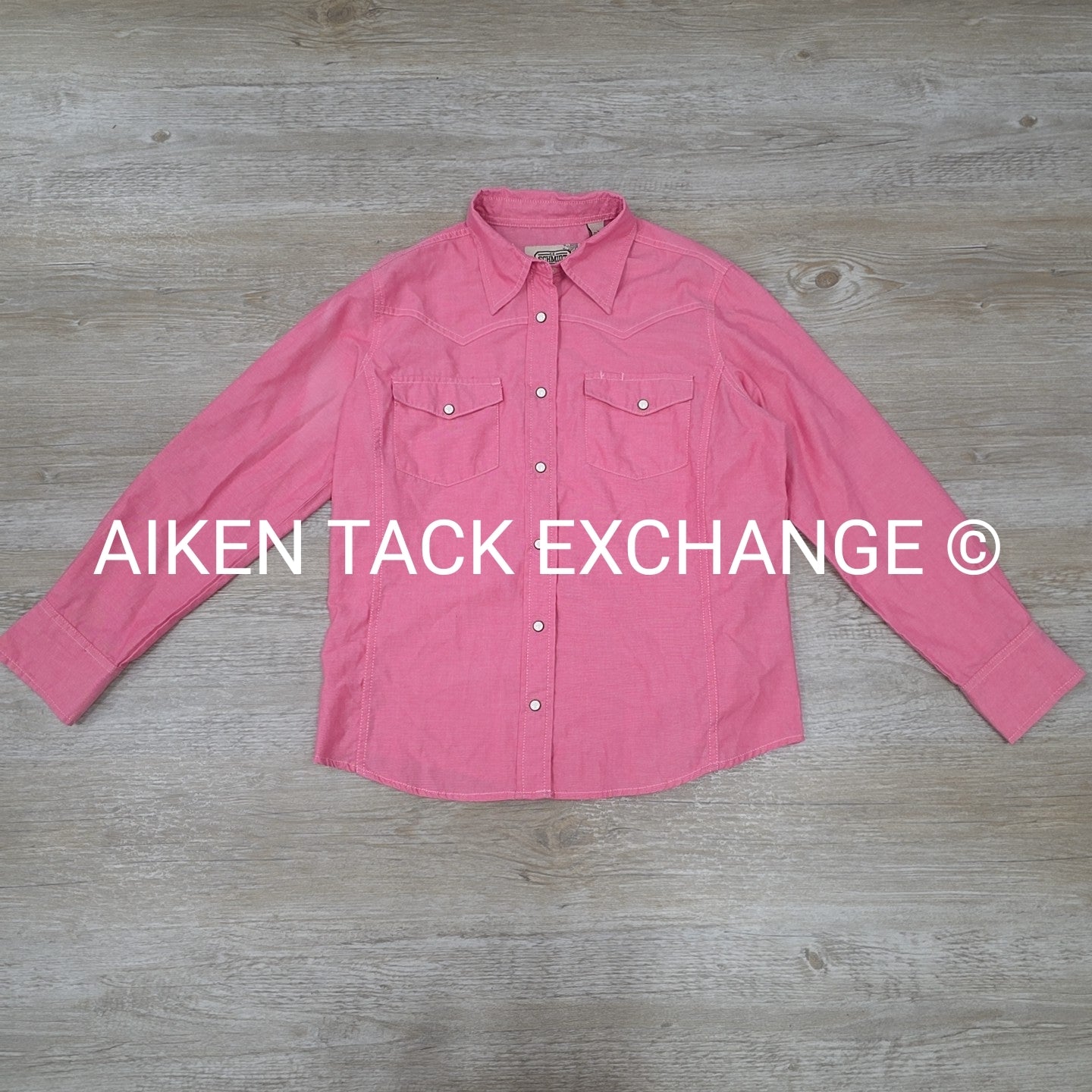 Schmidt Workwear Long Sleeve Shirt w/ Pearl Snaps, Women's Medium